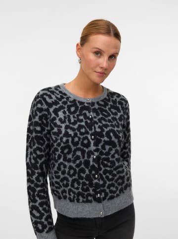 Vero Moda Kardigan w kolorze szaro-czarnym