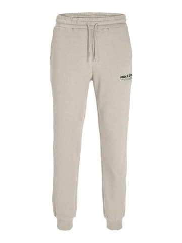 Jack & Jones Spodnie dresowe w kolorze beżowym