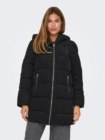 ONLY Steppmantel in Schwarz