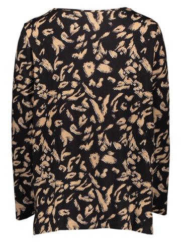 ONLY Koszulka w kolorze karmelowo-czarnym