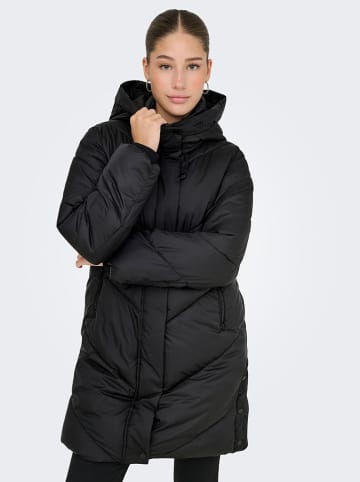 ONLY Steppmantel in Schwarz