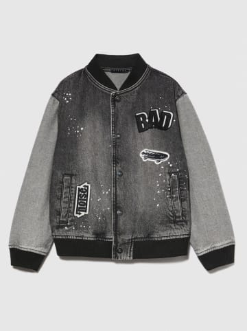 Sisley Jeansjacke in Anthrazit