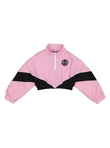 Sisley Übergangsjacke in Rosa/ Schwarz