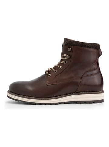 DENBROECK Leder-Boots "Fer St." in Braun