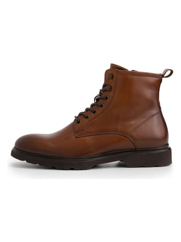 DENBROECK Leder-Boots "Foun St. " in Hellbraun