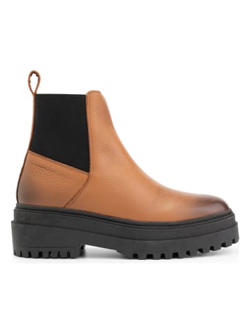 mysa Leder-Boots "Yasamin" in Hellbraun
