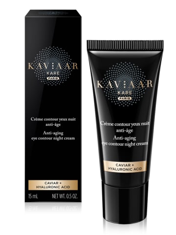 KAVIAAR KARE Augen-Nachtcreme "anti-âge", 15 ml