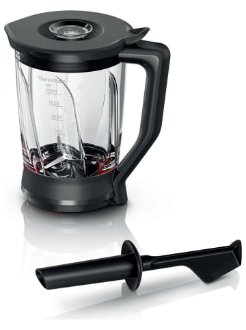 Bosch Kleingeräte Mixer-Aufsatz in Transparent/ Schwarz - 1,5 l