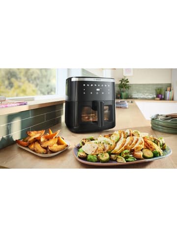 Bosch Kleingeräte Heißluftfritteuse "Serie 6" in Schwarz - 1800 W
