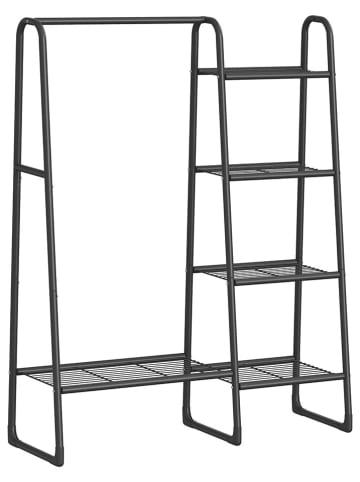 Songmics Standgarderobe in Schwarz - (B)101 x (H)153 x (T)40 cm