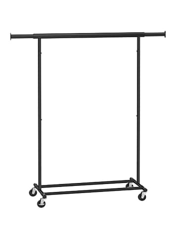 Songmics Kleiderständer in Schwarz - (B)132 x (H)160 x (T)45,5 cm