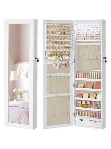 Songmics Lustro w kolorze białym - 37 x 120 cm