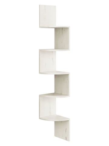 Songmics Bücherregal in Weiß - (B)20 x (H)126 x (T)20 cm