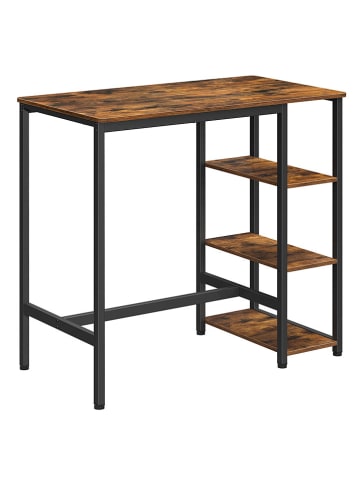 Songmics Bartisch in Braun - (B)109 x (H)100 x (T)60 cm