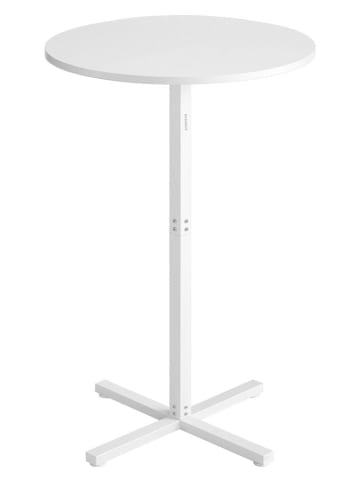 Songmics Bartafel wit - (H)104 x Ø 60 cm