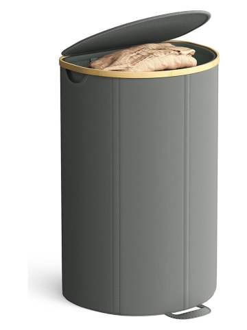 Songmics Wäschekorb in Grau - (B)42,5 x (H)75 x (T)32,5 cm