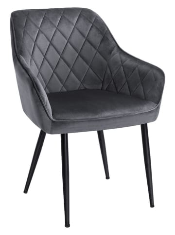 Songmics Esszimmerstuhl in Grau - (H)85 cm