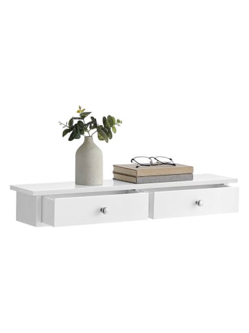 Songmics Wandregal in Weiß - (L)65 cm