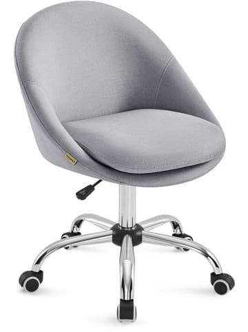 Songmics Bürostuhl in Hellgrau - (B)60 x (H)90 x (T)60 cm