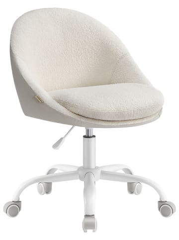 Songmics Bureaustoel crème - (B)60 x (H)90 x (D)60 cm