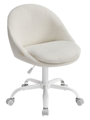 Songmics Bureaustoel crème - (B)60 x (H)90 x (D)60 cm