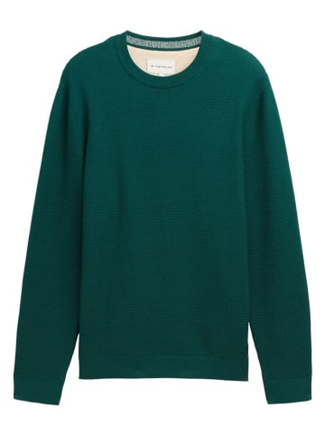 Tom Tailor Pullover in Petrol