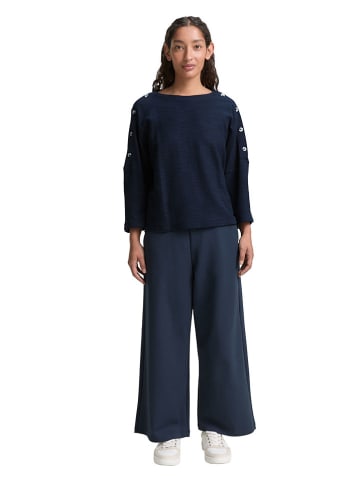 Tom Tailor Bluse in Dunkelblau