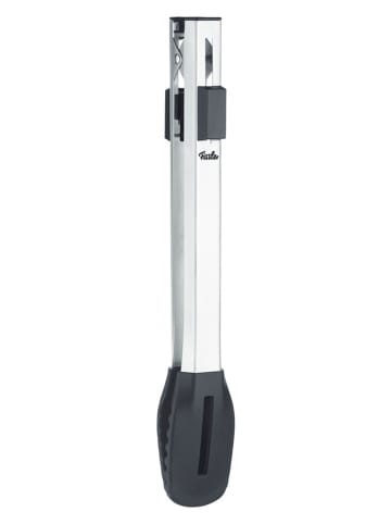Fissler Edelstahl-Zange "Profi Collection®" in Schwarz/ Silber