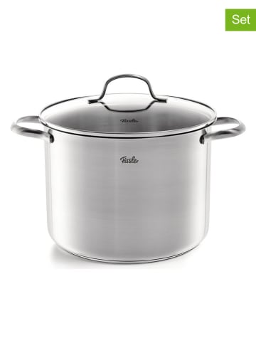 Fissler 2tlg. Set: Edelstahl-Kochtopf "Copenhagen" - Ø 24 cm