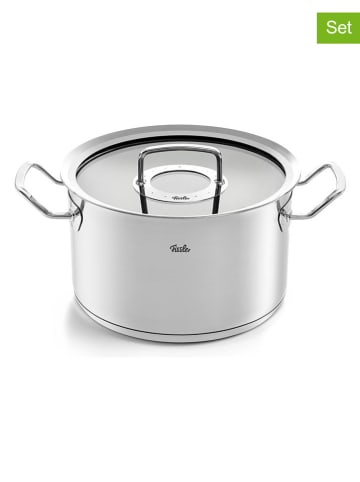 Fissler 2tlg. Set: Edelstahl-Kochtopf "Profi Collection®" - Ø20 cm