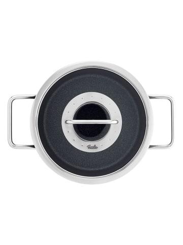 Fissler 2tlg. Set: Kochtopf "Adamant®" in Schwarz - Ø 18 cm