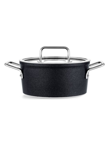 Fissler 2-delige set: pan met deksel "Adamant®" zwart - Ø 24 cm
