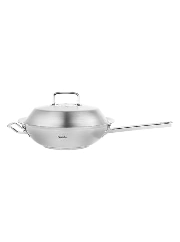 Fissler 2-delige set: roestvrijstalen wok met deksel "Profi Collection®" - Ø 30 cm
