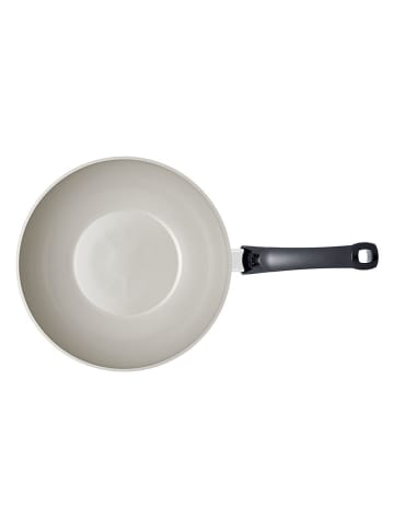 Fissler Wok "Ceratal®" w kolorze szaro-kremowym - Ø 28 cm
