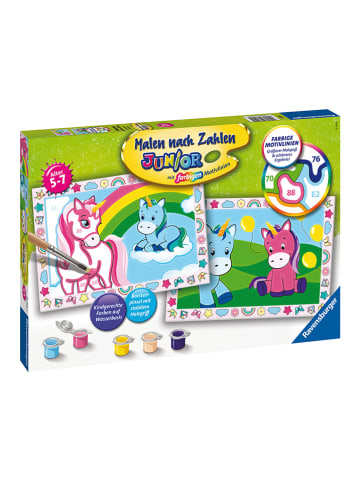 Ravensburger Malen nach Zahlen-Set "Zauberhafte Einhörner" - ab 5 Jahren