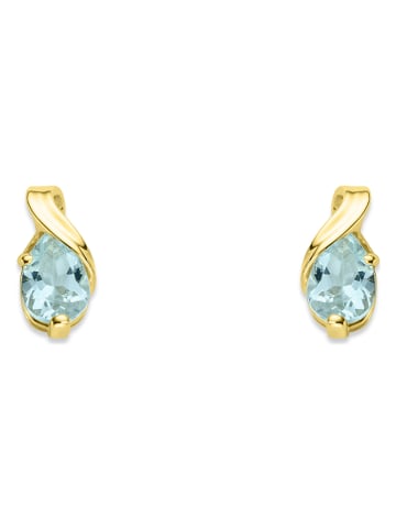 Diamant Exquis Gold-Ohrstecker mit Edelsteinen