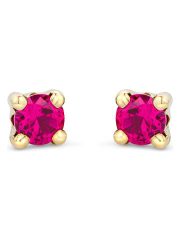Diamant Exquis Gold-Ohrstecker mit Edelsteinen