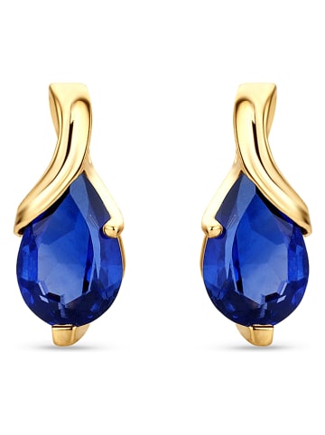 Diamant Exquis Gold-Ohrstecker mit Edelsteinen