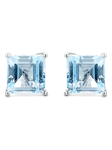 Diamant Exquis Weißgold-Ohrstecker mit Edelsteinen