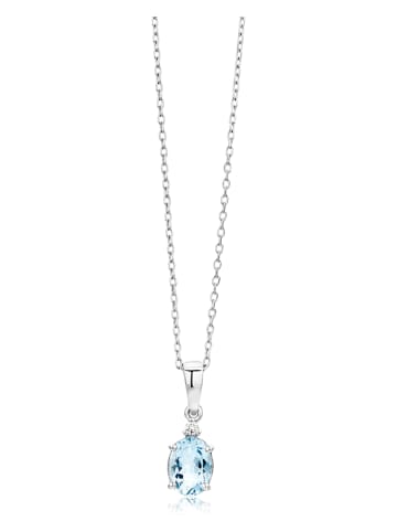 Diamant Exquis Złoty naszyjnik z diamentową zawieszką - dł. 45 cm