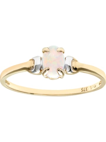 Revoni Weißgold-/ Gold-Ring mit Edelstein