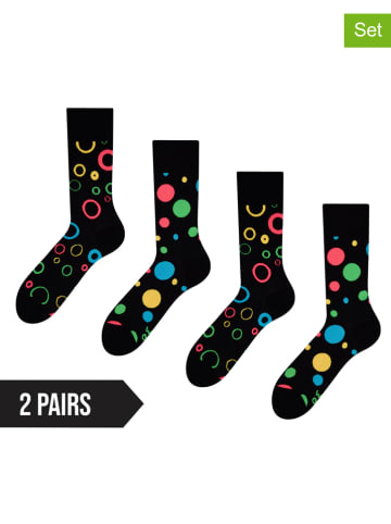Dedoles 2er-Set: Socken in Schwarz