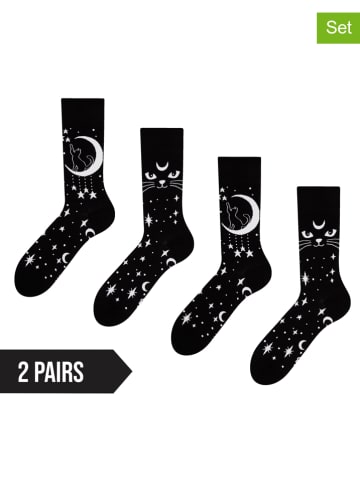 Dedoles 2er-Set: Socken in Schwarz