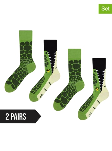 Dedoles 2er-Set: Socken in Grün