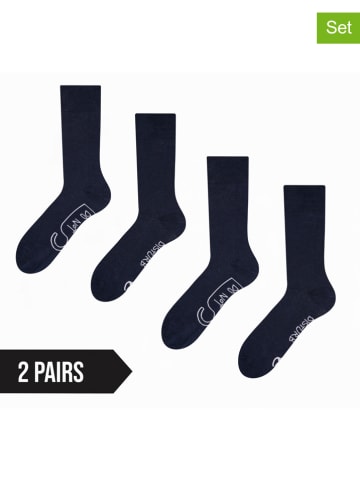 Dedoles 2er-Set: Socken in Dunkelblau