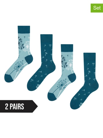 Dedoles 2er-Set: Socken in Petrol/ Blau