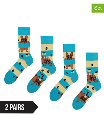 Dedoles 2er-Set: Socken in Türkis