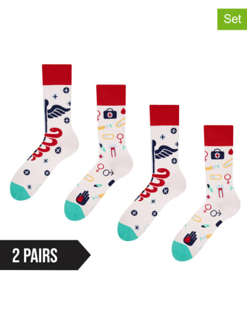 Dedoles 2er-Set: Socken in Weiß