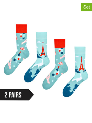 Dedoles 2er-Set: Socken in Hellblau
