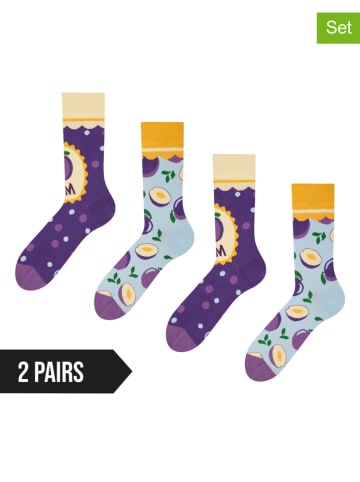 Dedoles 2er-Set: Socken in Lila/ Hellblau